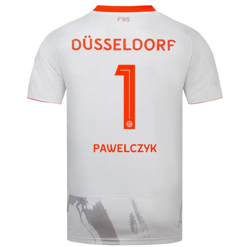 Danxen Niño Camiseta Tobias Pawelczyk #1 Blanco Naranja 2ª Equipación 2025/26 La Camisa México