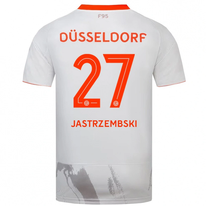 Danxen Niño Camiseta Dennis Jastrzembski #27 Blanco Naranja 2ª Equipación 2025/26 La Camisa México