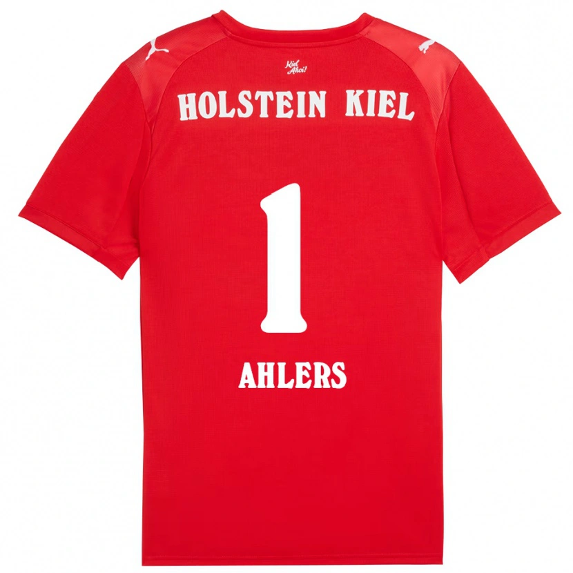 Danxen Niño Camiseta Noah Ahlers #1 Rojo Azul 2ª Equipación 2025/26 La Camisa México