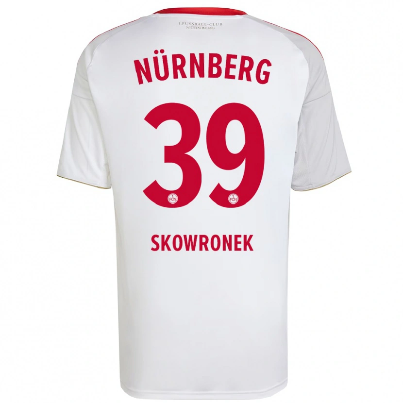 Danxen Niño Camiseta Joel Skowronek #39 Blanco Rojo 2ª Equipación 2025/26 La Camisa México