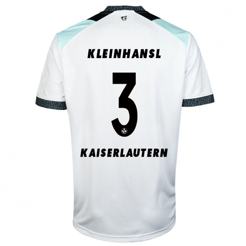 Danxen Niño Camiseta Florian Kleinhansl #3 Blanco Negro 2ª Equipación 2025/26 La Camisa México