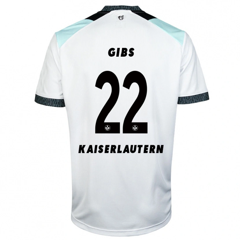 Danxen Niño Camiseta Neal Gibs #22 Blanco Negro 2ª Equipación 2025/26 La Camisa México
