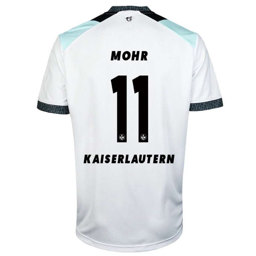 Danxen Niño Camiseta Louis Mohr #11 Blanco Negro 2ª Equipación 2025/26 La Camisa México