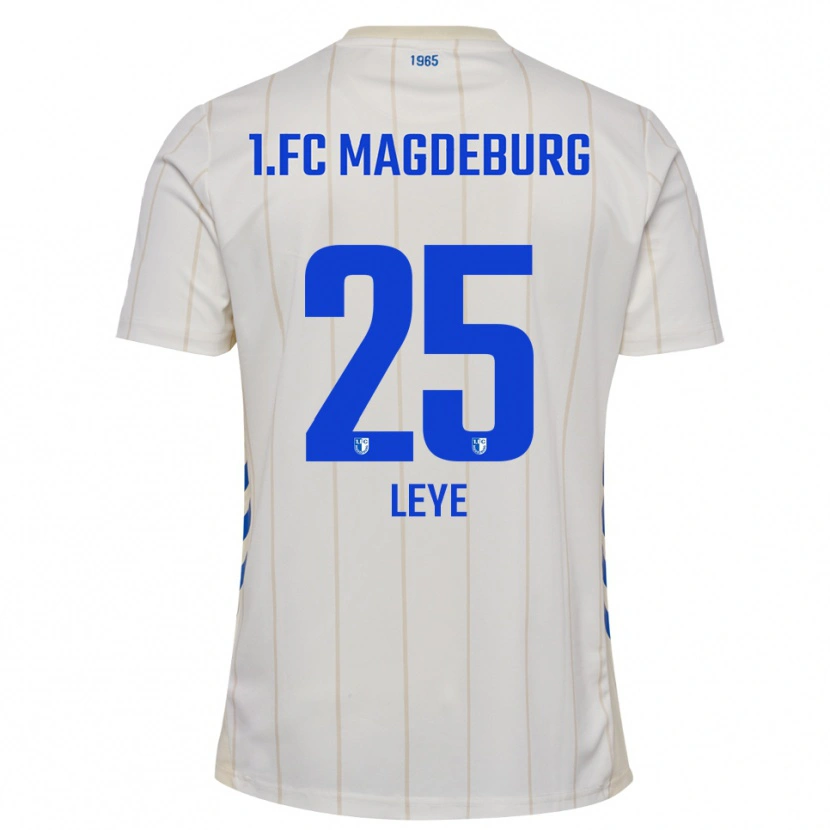 Danxen Niño Camiseta Titus Leye #25 Blanco Azul 2ª Equipación 2025/26 La Camisa México