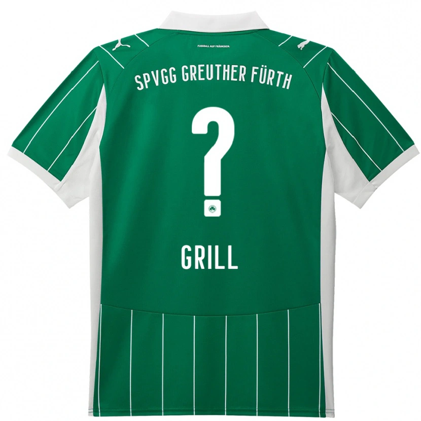 Danxen Niño Camiseta Elena Grill #0 Verde Blanco 2ª Equipación 2025/26 La Camisa México
