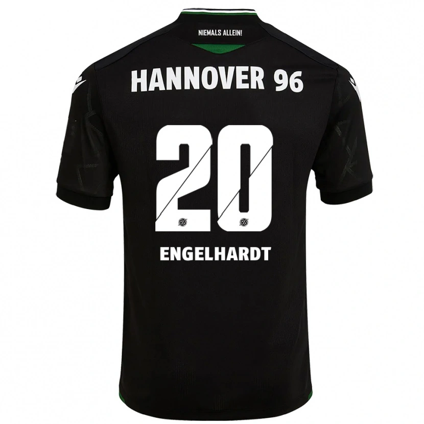 Danxen Niño Camiseta Saskia Engelhardt #20 Negro Verde 2ª Equipación 2025/26 La Camisa México