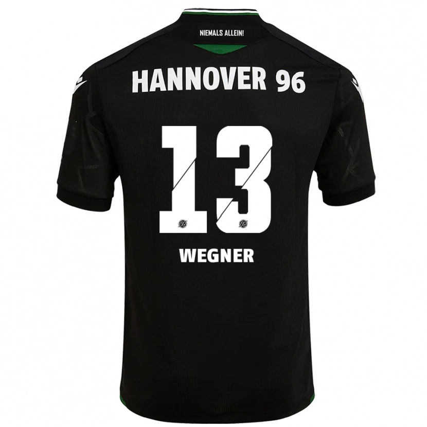 Danxen Niño Camiseta Ole Wegner #13 Negro Verde 2ª Equipación 2025/26 La Camisa México