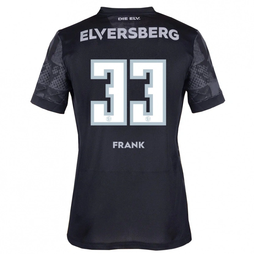 Danxen Niño Camiseta Ronja Frank #33 Negro Gris 2ª Equipación 2025/26 La Camisa México