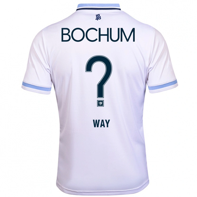 Danxen Niño Camiseta Cecilia Way #0 Blanco Azul Cielo 2ª Equipación 2025/26 La Camisa México