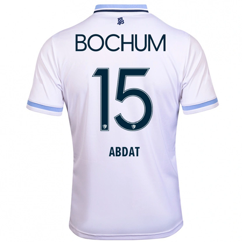 Danxen Niño Camiseta Nicolas Abdat #15 Blanco Azul Cielo 2ª Equipación 2025/26 La Camisa México