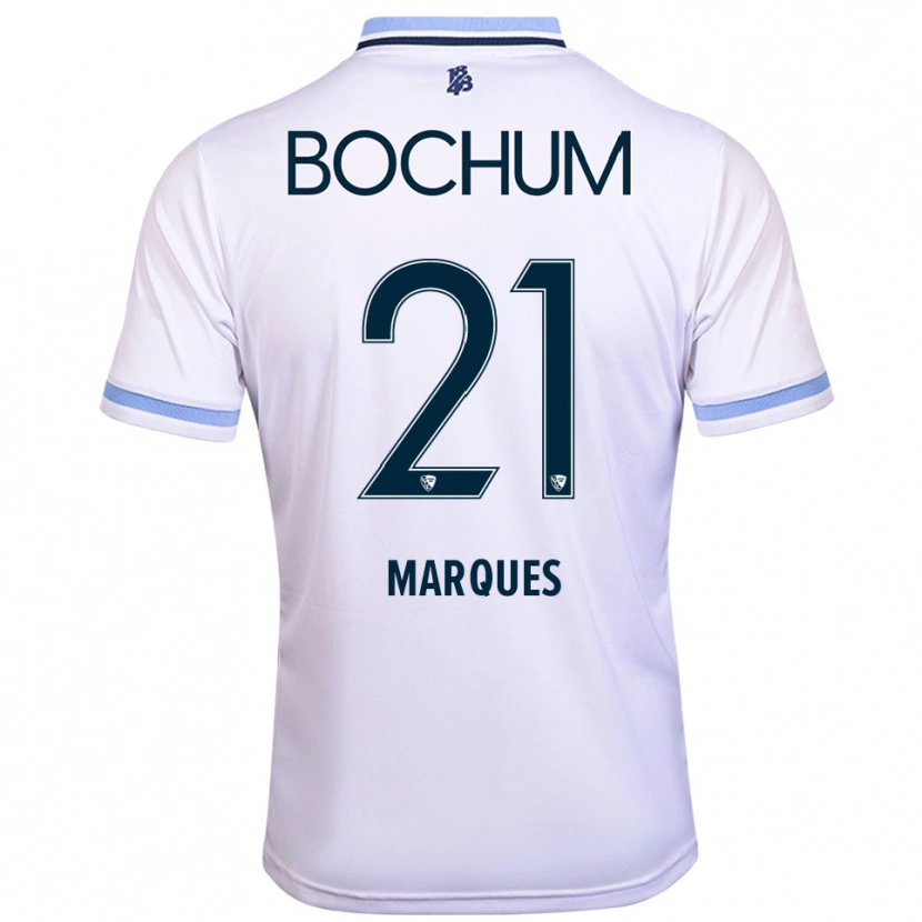 Danxen Niño Camiseta Anna Marques #21 Blanco Azul Cielo 2ª Equipación 2025/26 La Camisa México