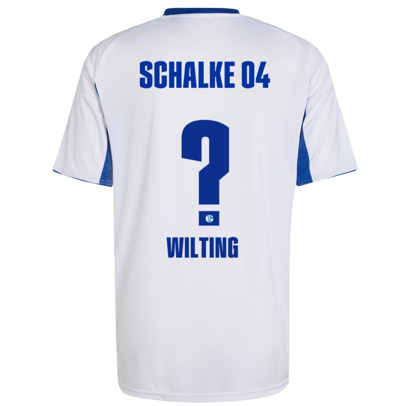 Danxen Niño Camiseta Lea Wilting #0 Blanco Azul 2ª Equipación 2025/26 La Camisa México