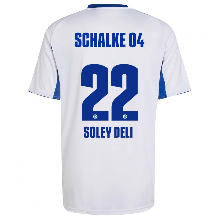 Danxen Niño Camiseta Dilara Soley Deli #22 Blanco Azul 2ª Equipación 2025/26 La Camisa México