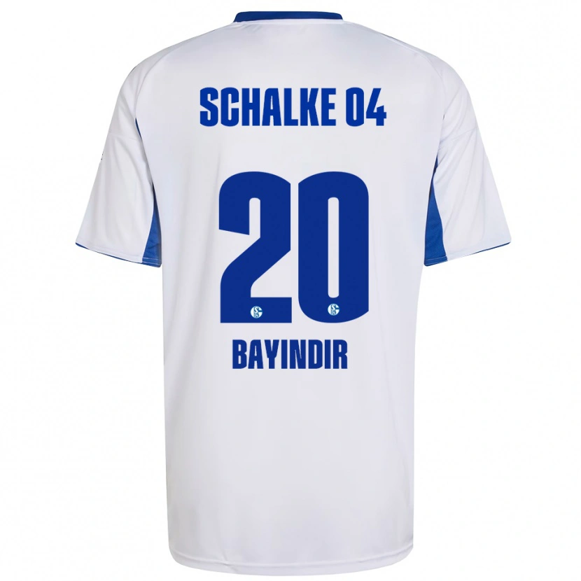 Danxen Niño Camiseta Aris Bayindir #20 Blanco Azul 2ª Equipación 2025/26 La Camisa México