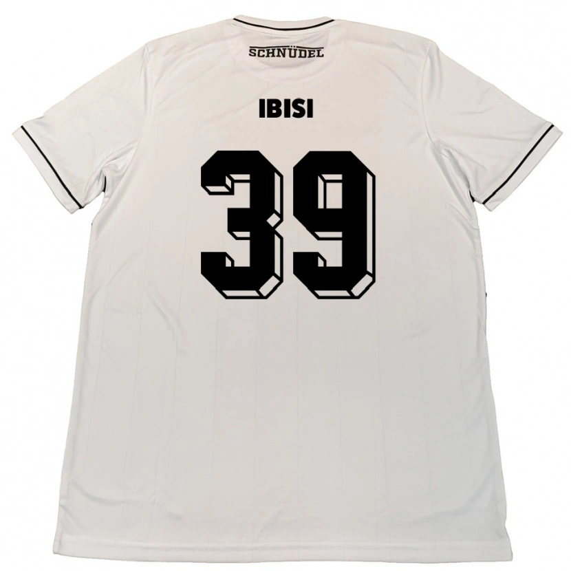 Danxen Niño Camiseta Altin Ibisi #39 Blanco Negro 2ª Equipación 2025/26 La Camisa México
