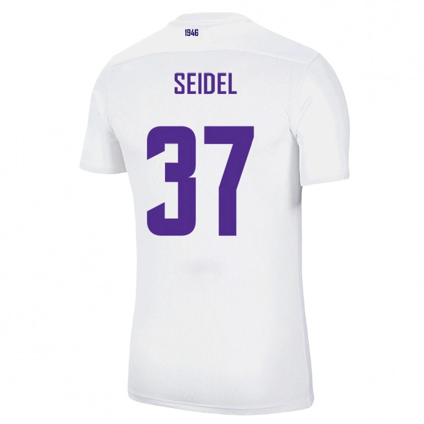 Danxen Niño Camiseta Paul Seidel #37 Blanco Verde 2ª Equipación 2025/26 La Camisa México