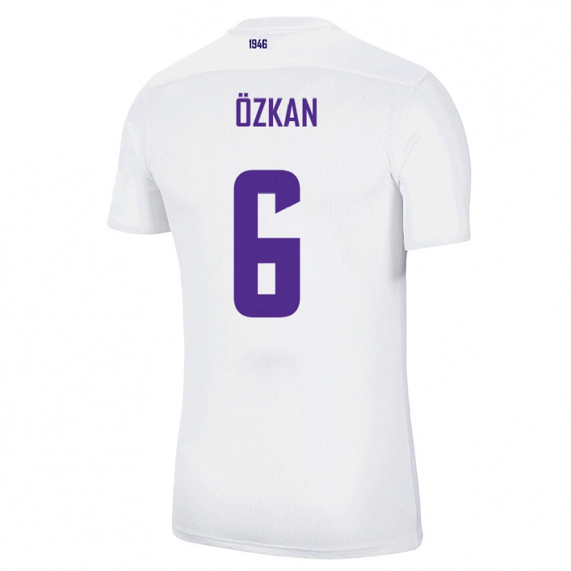 Danxen Niño Camiseta Can Özkan #6 Blanco Verde 2ª Equipación 2025/26 La Camisa México
