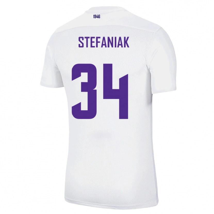 Danxen Niño Camiseta Marvin Stefaniak #34 Blanco Verde 2ª Equipación 2025/26 La Camisa México