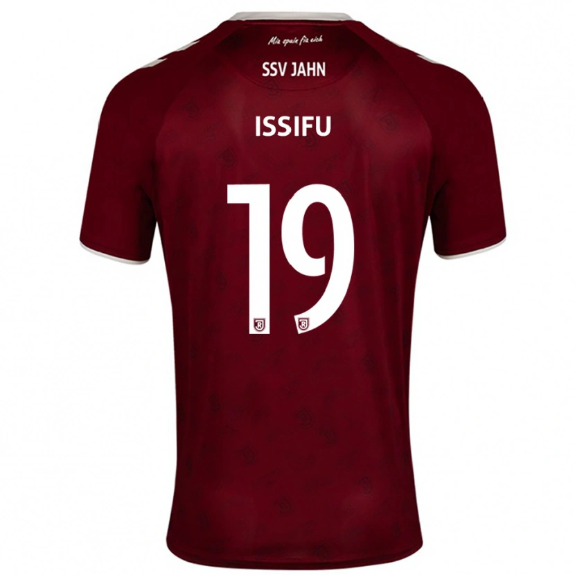 Danxen Niño Camiseta Hakim Issifu #19 Borgoña Blanco 2ª Equipación 2025/26 La Camisa México