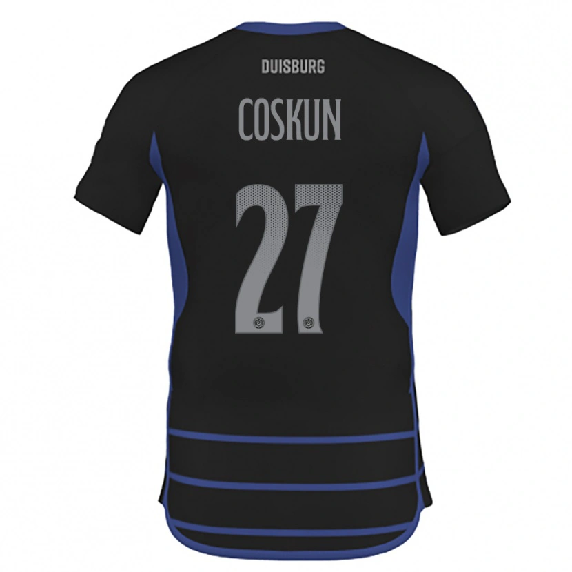 Danxen Niño Camiseta Can Coskun #27 Negro Azul 2ª Equipación 2025/26 La Camisa México