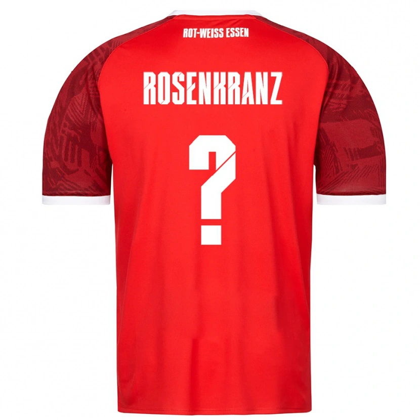 Danxen Niño Camiseta Colin Rosenkranz #0 Rojo Borgoña Blanco 2ª Equipación 2025/26 La Camisa México