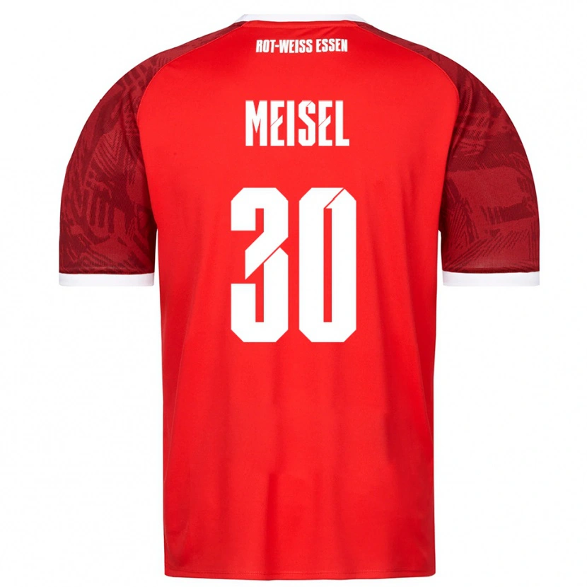 Danxen Niño Camiseta Kelsey Owusu #30 Rojo Borgoña Blanco 2ª Equipación 2025/26 La Camisa México