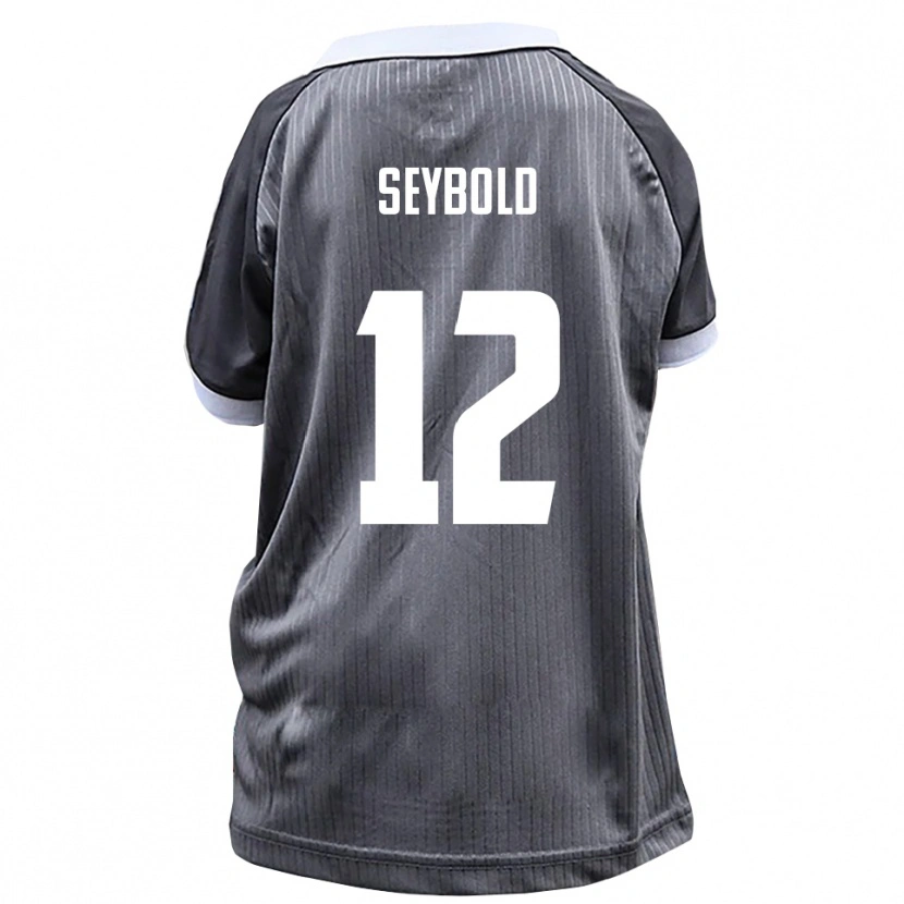 Danxen Niño Camiseta Marvin Seybold #12 Gris Blanco 2ª Equipación 2025/26 La Camisa México