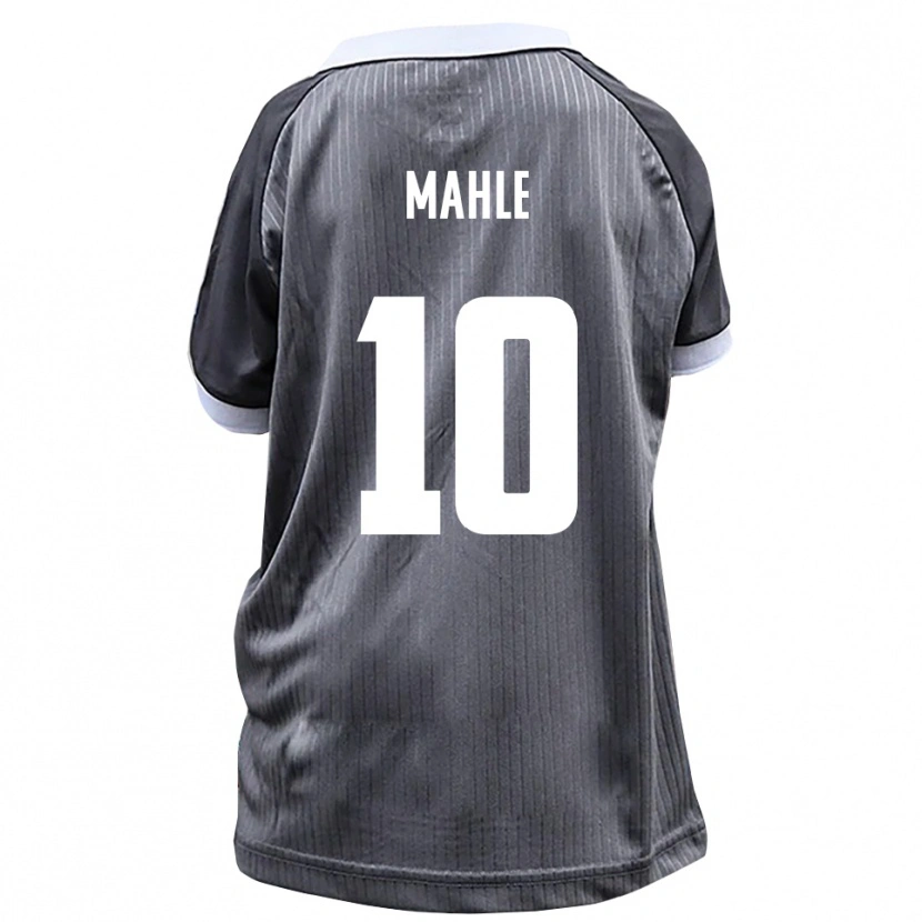 Danxen Niño Camiseta Linus Mahle #10 Gris Blanco 2ª Equipación 2025/26 La Camisa México