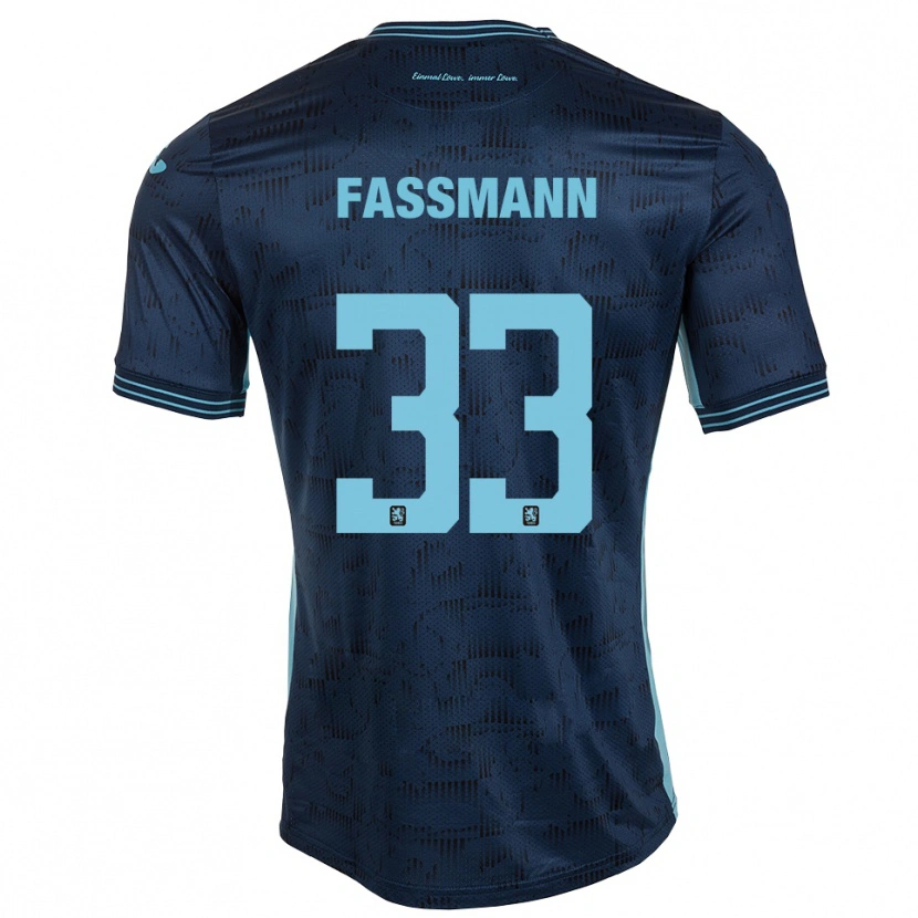 Danxen Niño Camiseta Lasse Faßmann #33 Azul Real 2ª Equipación 2025/26 La Camisa México