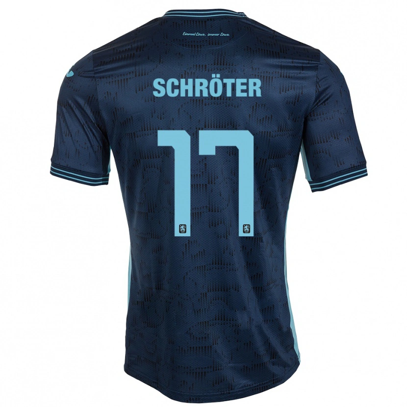 Danxen Niño Camiseta Morris Schröter #17 Azul Real 2ª Equipación 2025/26 La Camisa México