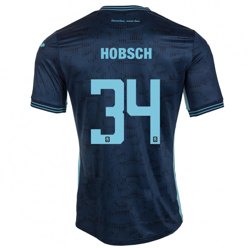 Danxen Niño Camiseta Patrick Hobsch #34 Azul Real 2ª Equipación 2025/26 La Camisa México