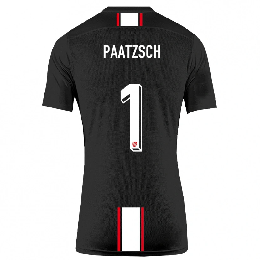 Danxen Niño Camiseta Pascal Paatzsch #1 Negro Blanco 2ª Equipación 2025/26 La Camisa México