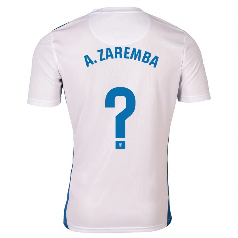Danxen Hombre Camiseta Aleksandra Zaremba Kupiec #0 Blanco Azul 1ª Equipación 2025/26 La Camisa México