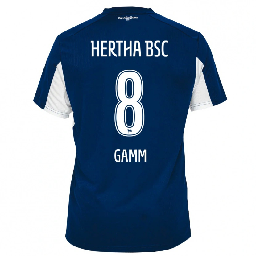 Danxen Hombre Camiseta Giorgio Gamm #8 Blanco Azul 1ª Equipación 2025/26 La Camisa México