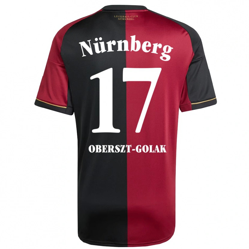 Danxen Hombre Camiseta Karol Oberszt-Golak #17 Borgoña Negro 1ª Equipación 2025/26 La Camisa México