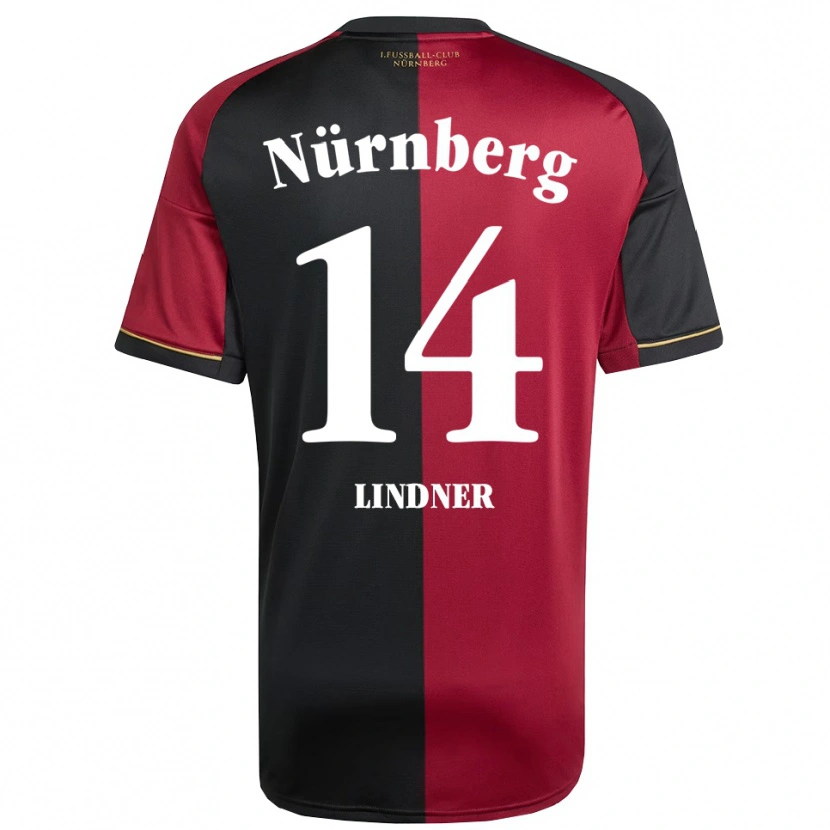 Danxen Hombre Camiseta Marlene Lindner #14 Borgoña Negro 1ª Equipación 2025/26 La Camisa México