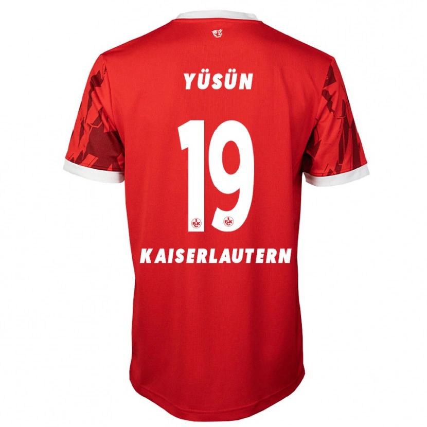 Danxen Hombre Camiseta Marvin Yüsün #19 Rojo Blanco 1ª Equipación 2025/26 La Camisa México