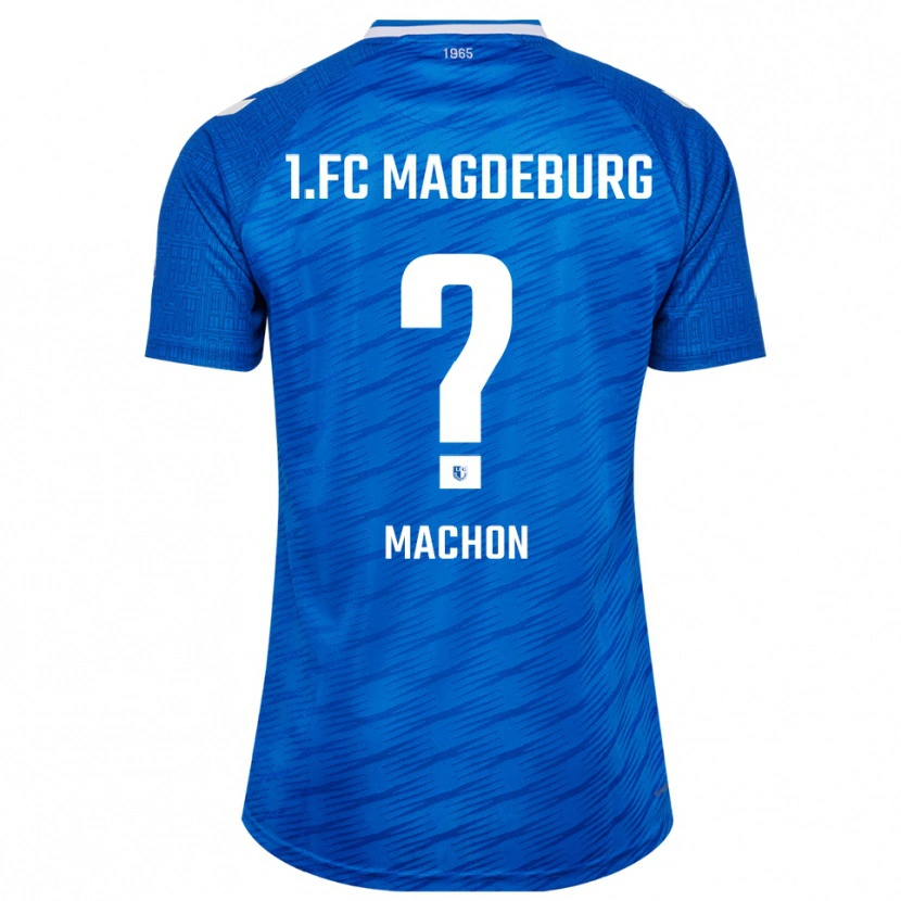 Danxen Hombre Camiseta Max Machon #0 Azul Blanco 1ª Equipación 2025/26 La Camisa México