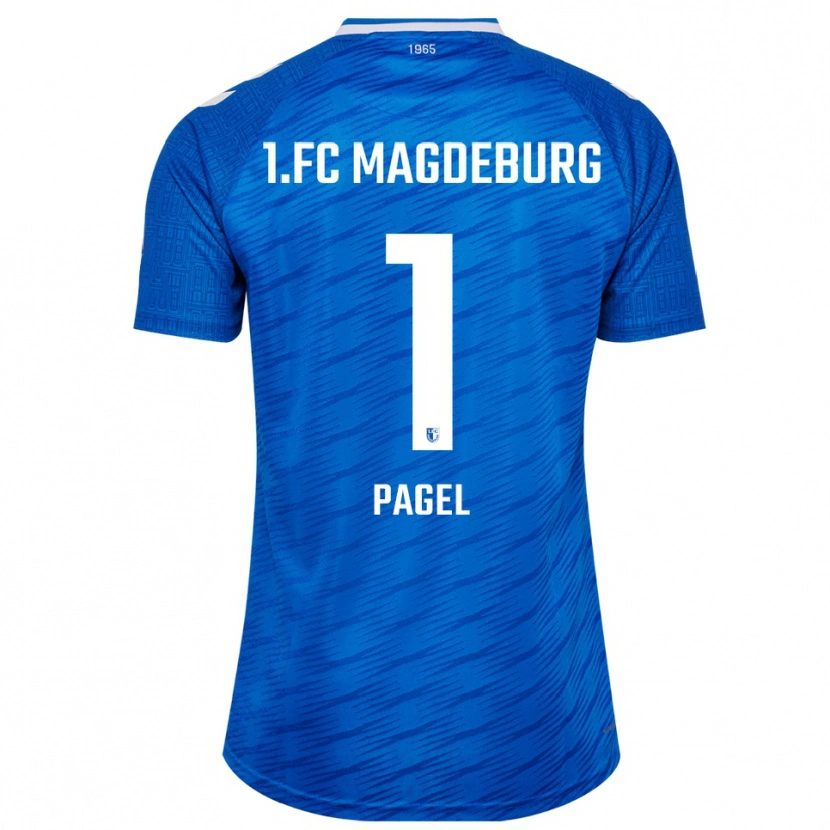 Danxen Hombre Camiseta Roderic Pagel #1 Azul Blanco 1ª Equipación 2025/26 La Camisa México