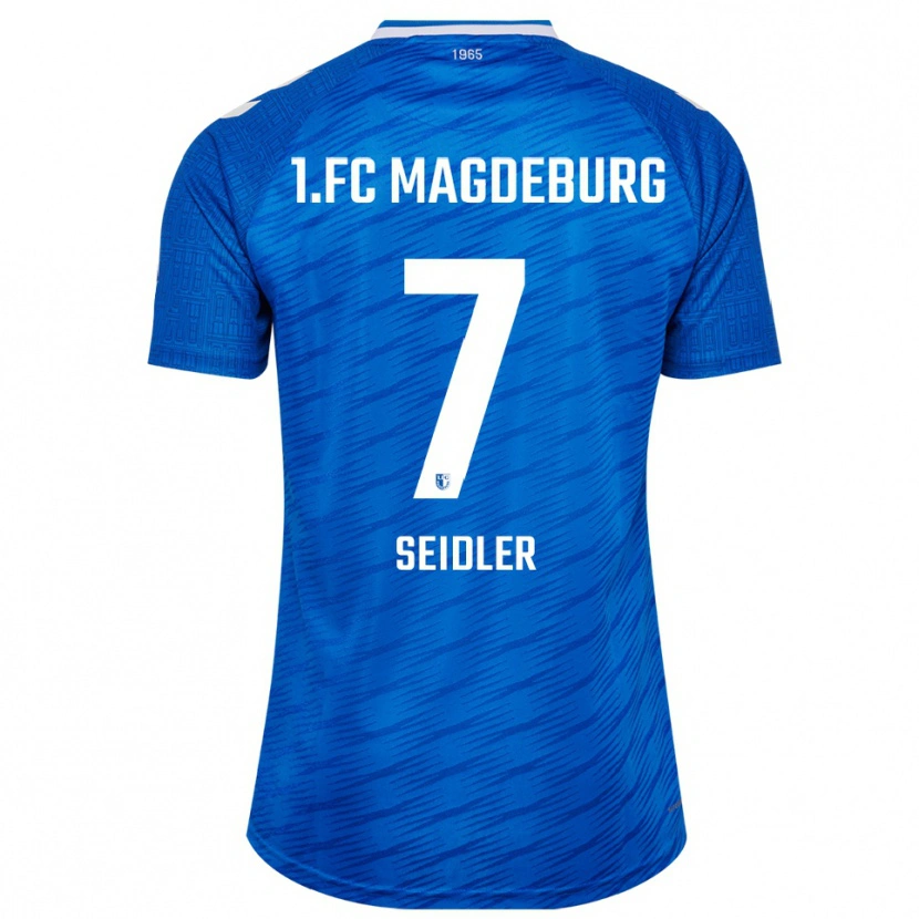 Danxen Hombre Camiseta Wiebke Seidler #7 Azul Blanco 1ª Equipación 2025/26 La Camisa México