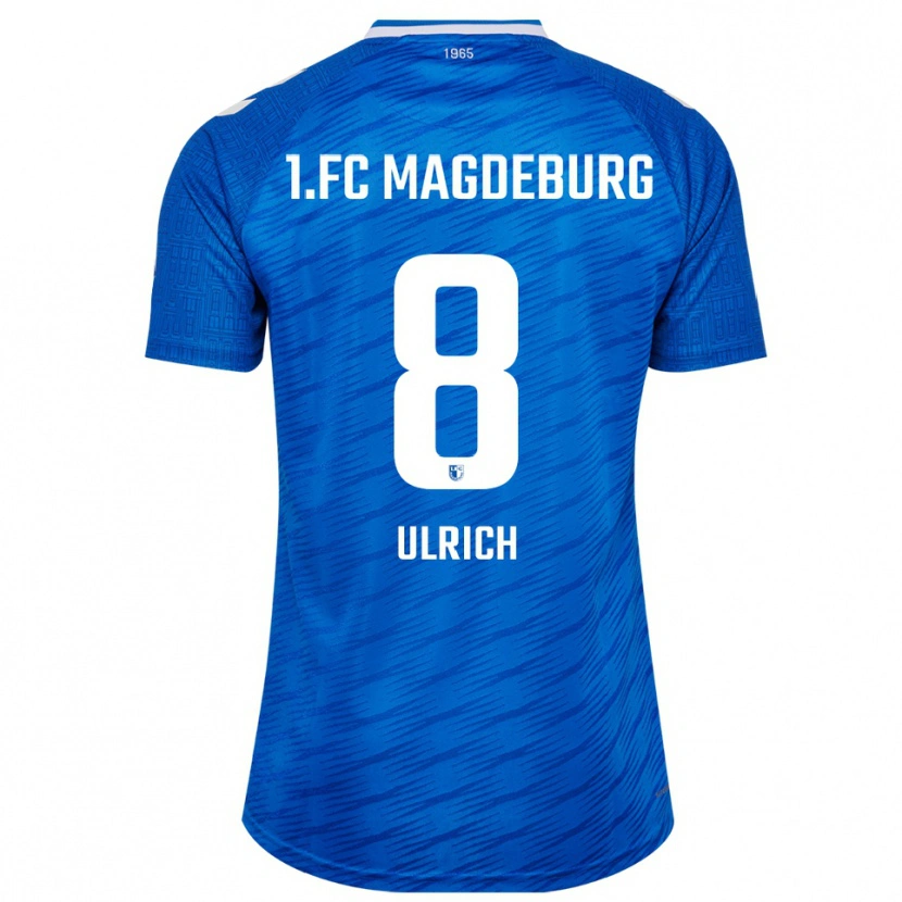 Danxen Hombre Camiseta Laurin Ulrich #8 Azul Blanco 1ª Equipación 2025/26 La Camisa México