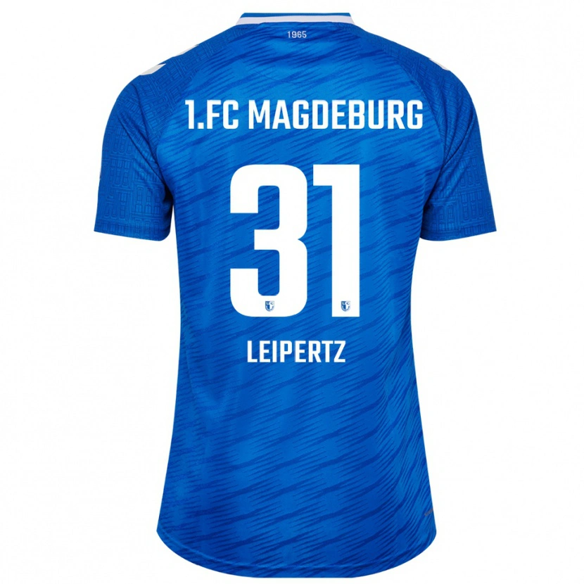 Danxen Hombre Camiseta Robert Leipertz #31 Azul Blanco 1ª Equipación 2025/26 La Camisa México
