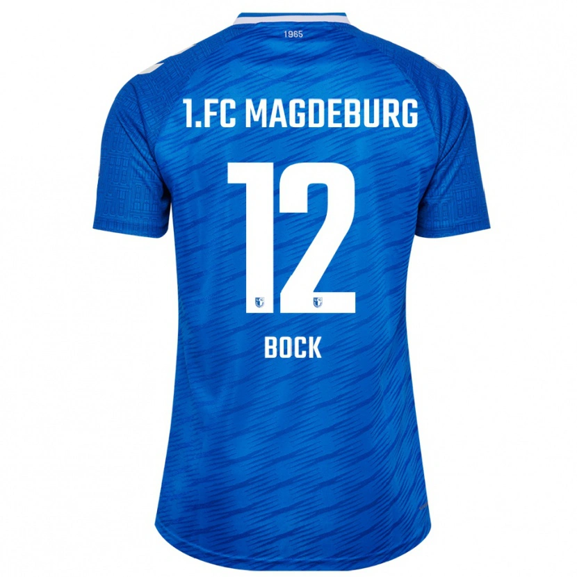 Danxen Hombre Camiseta Armin Bock #12 Azul Blanco 1ª Equipación 2025/26 La Camisa México