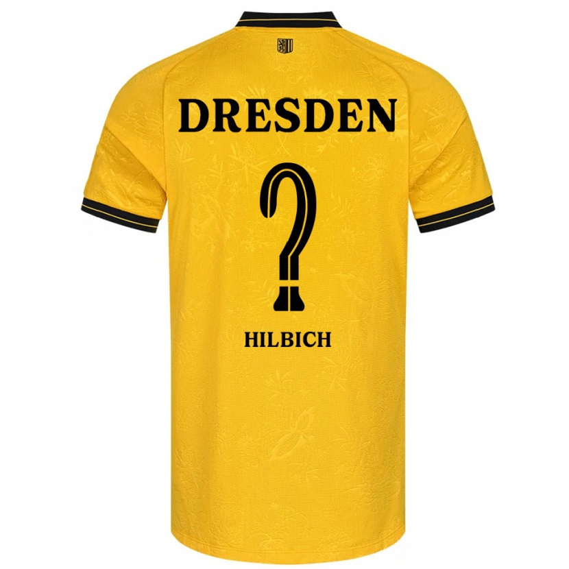 Danxen Hombre Camiseta Amelie Hilbich #0 Amarillo Negro 1ª Equipación 2025/26 La Camisa México
