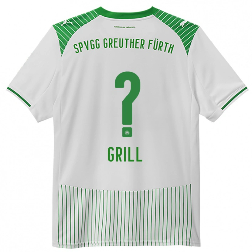 Danxen Hombre Camiseta Elena Grill #0 Blanco Verde 1ª Equipación 2025/26 La Camisa México