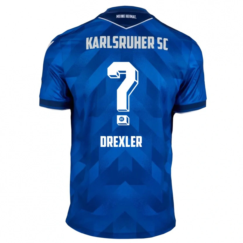 Danxen Hombre Camiseta Lisa Drexler #0 Azul Blanco 1ª Equipación 2025/26 La Camisa México