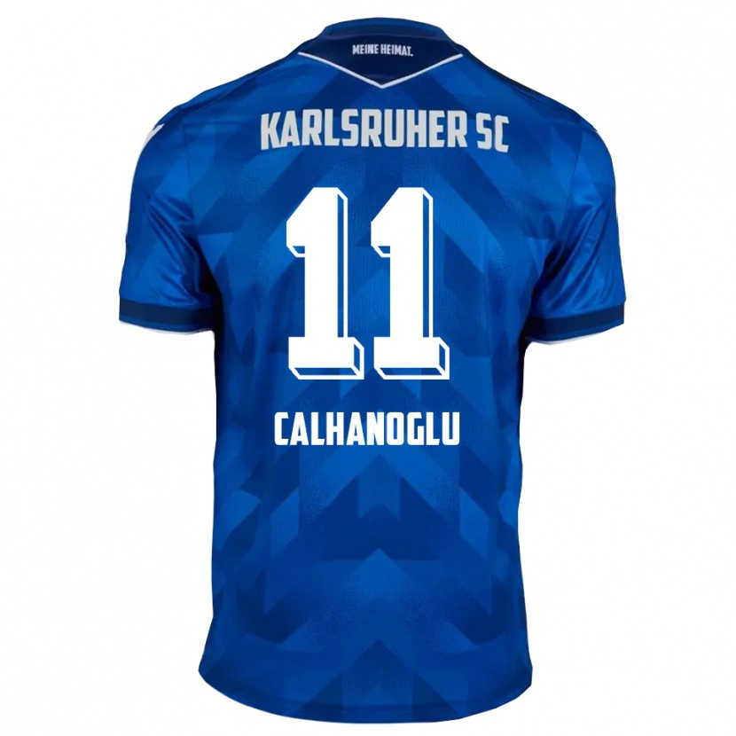 Danxen Hombre Camiseta Turan Calhanoglu #11 Azul Blanco 1ª Equipación 2025/26 La Camisa México