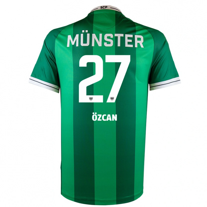 Danxen Hombre Camiseta Kenan Özcan #27 Verde Blanco 1ª Equipación 2025/26 La Camisa México