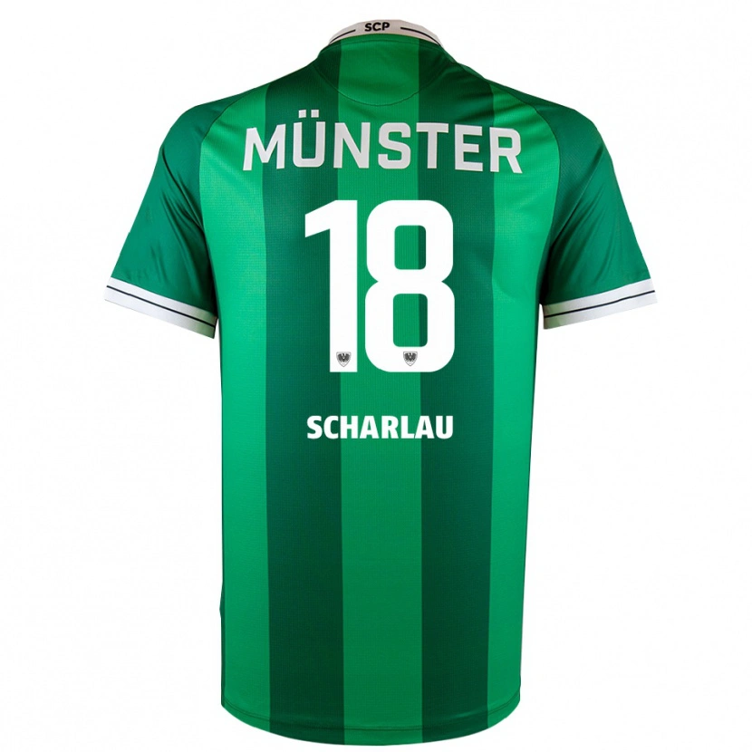 Danxen Hombre Camiseta Michel Scharlau #18 Verde Blanco 1ª Equipación 2025/26 La Camisa México