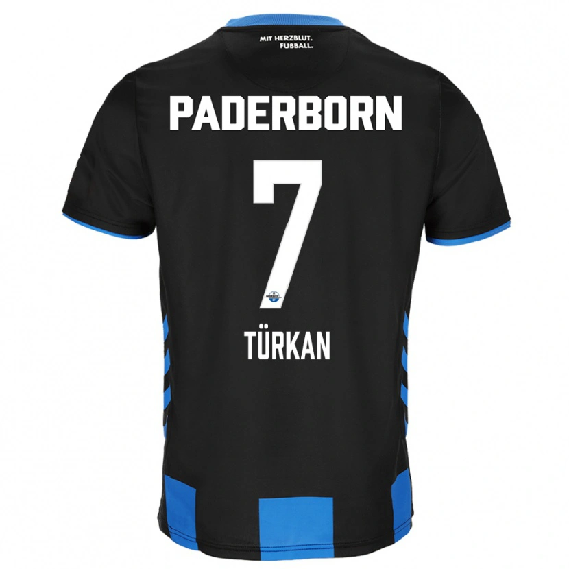 Danxen Hombre Camiseta Semih Türkan #7 Negro Azul 1ª Equipación 2025/26 La Camisa México